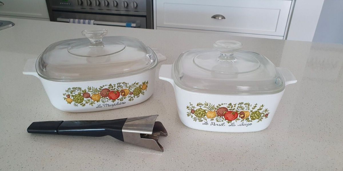 Vintage casserole dishes are being listed for up to 45K on eBay 4CC