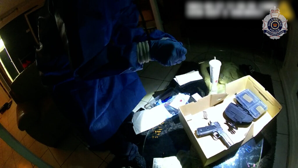 Weapons and drugs seized in South Gladstone 4CC